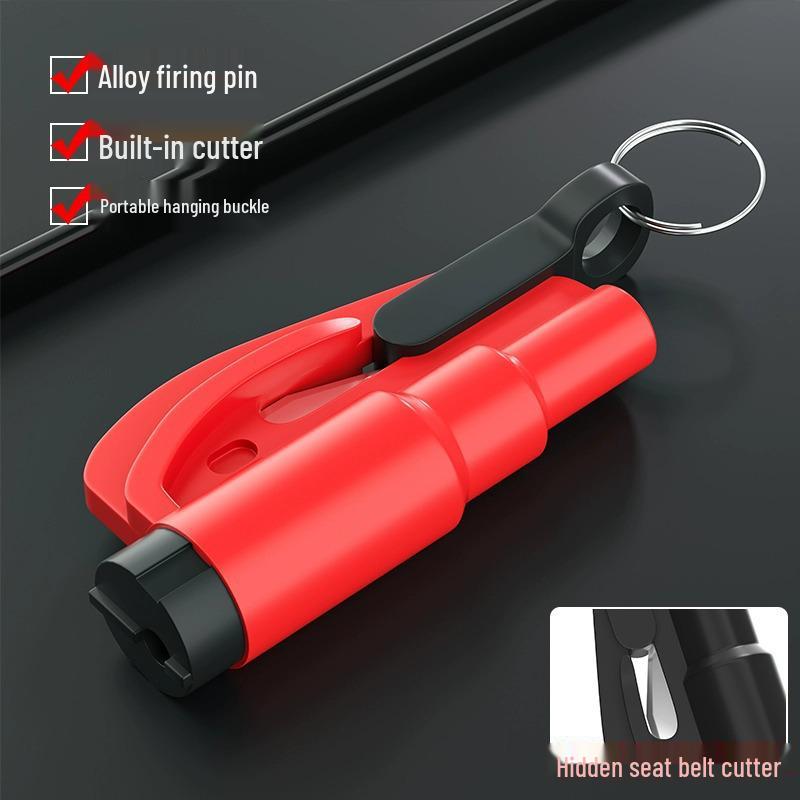 3-in-1 Car Safety Hammer: Mini Window Breaker, Emergency Escape Tool, Life-Saving Multi-Functional Device