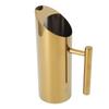 Spill Proof Spout Metal Beverage Pitcher 1 Liter Capacity 1L Metal Pitcher  For Bar