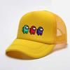 Children  Mesh  Hat Cartoon  Printed Caps Colorful Breathable Sun-proof Sun Hat