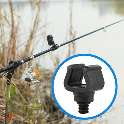 Fishing Rod Rest Head Pole Grip Holder, Easy To Install Universal Bracket Thread