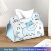 Cartoon Hippo Tissue Box