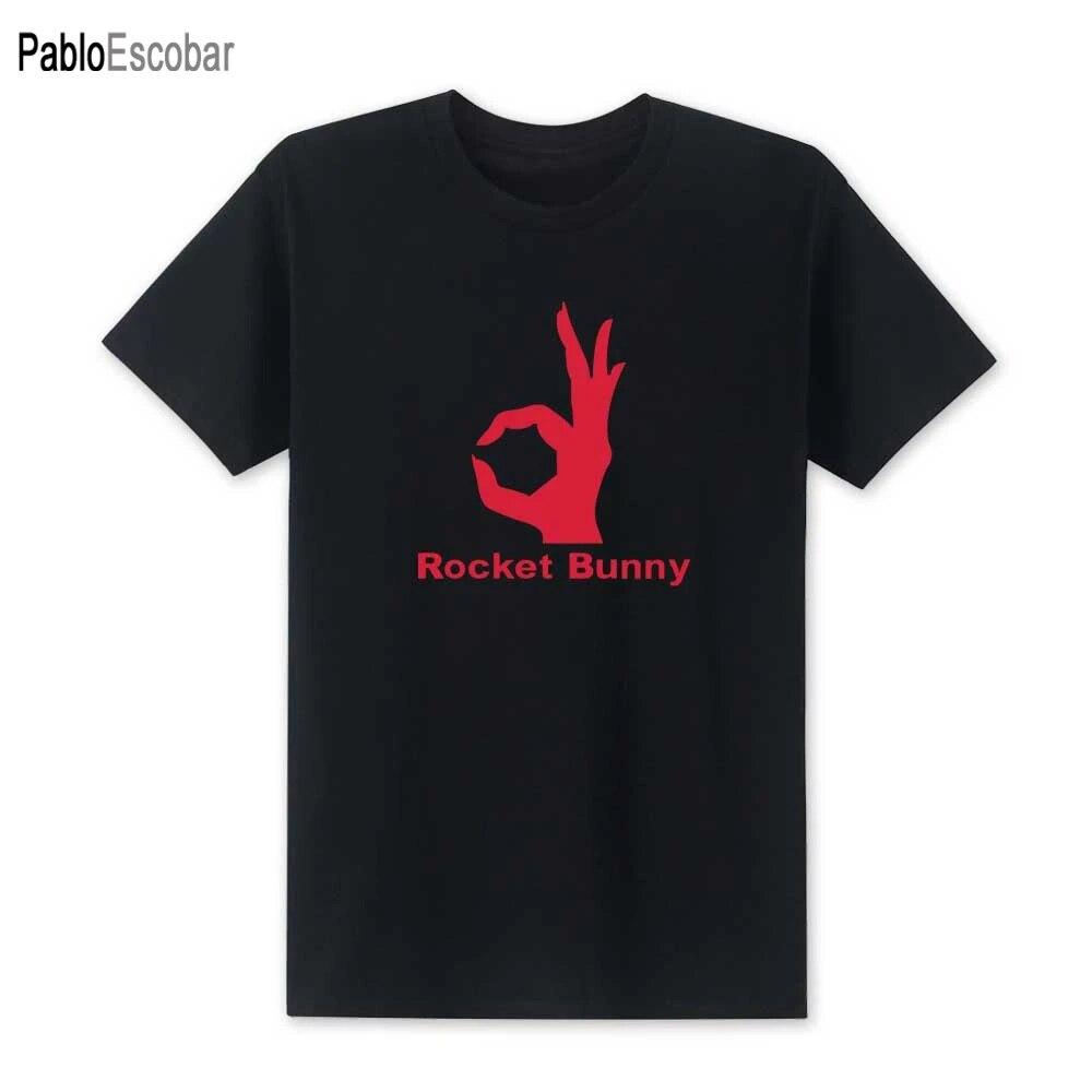 Shubuzhi New Fashion Brand Rocket Bunny Cool T Shirt Tops & Tees Unisex Summer Short Sleeve T-shirts Cotton Top Tees Size XS-2XL Unisex