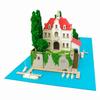 Sankei Miniatur-Bastelset Studio Ghibli Serie Porco Rosso Hotel Adriano Maßstab Papierbasteln 1/300 MK07-15