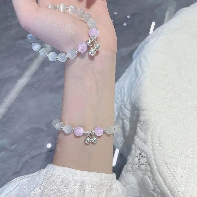 Браслет из имитированного нефрита с золотыми ветвями и нефритовыми листьями