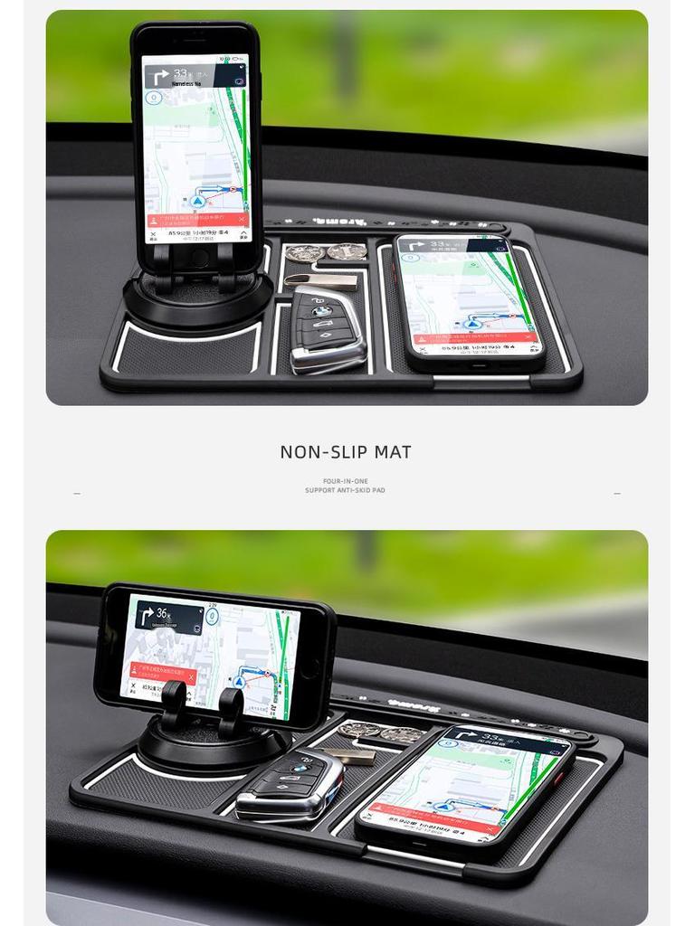 B-28 4v1 Aromaterapeutická protiskluzová podložka na telefon do auta