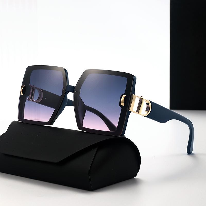 New High-End Large Frame D-Mill Sunglasses For Women(Ds-25022)