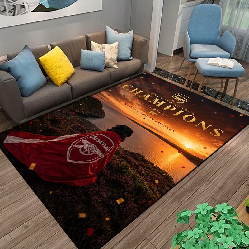 Premier League Champions Carpet Non-slip Rug Suitable for Living Room and Bedroom Sofas