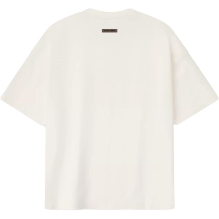 Fear of God Essentials Ponte 90s Tee Ivory Men Tops Cream 125HO254503F