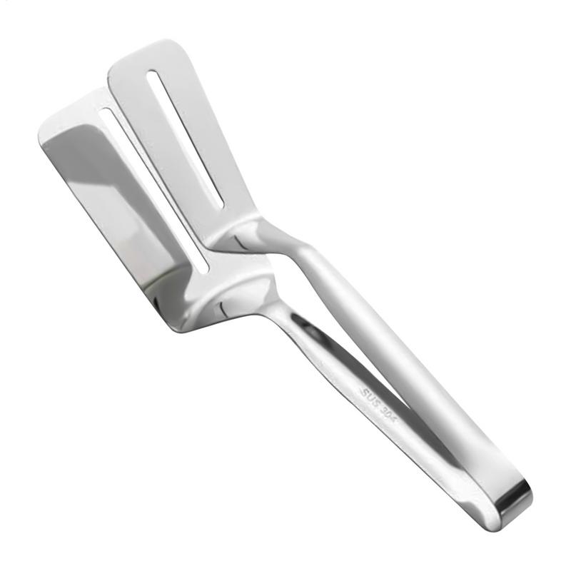 Stainless Steel Steak Clamp BBQ Clamps Spatula Anti-Scald Food Shovel Tongs Draining BBQ Food Barbecue Buffet Restaurant Tools