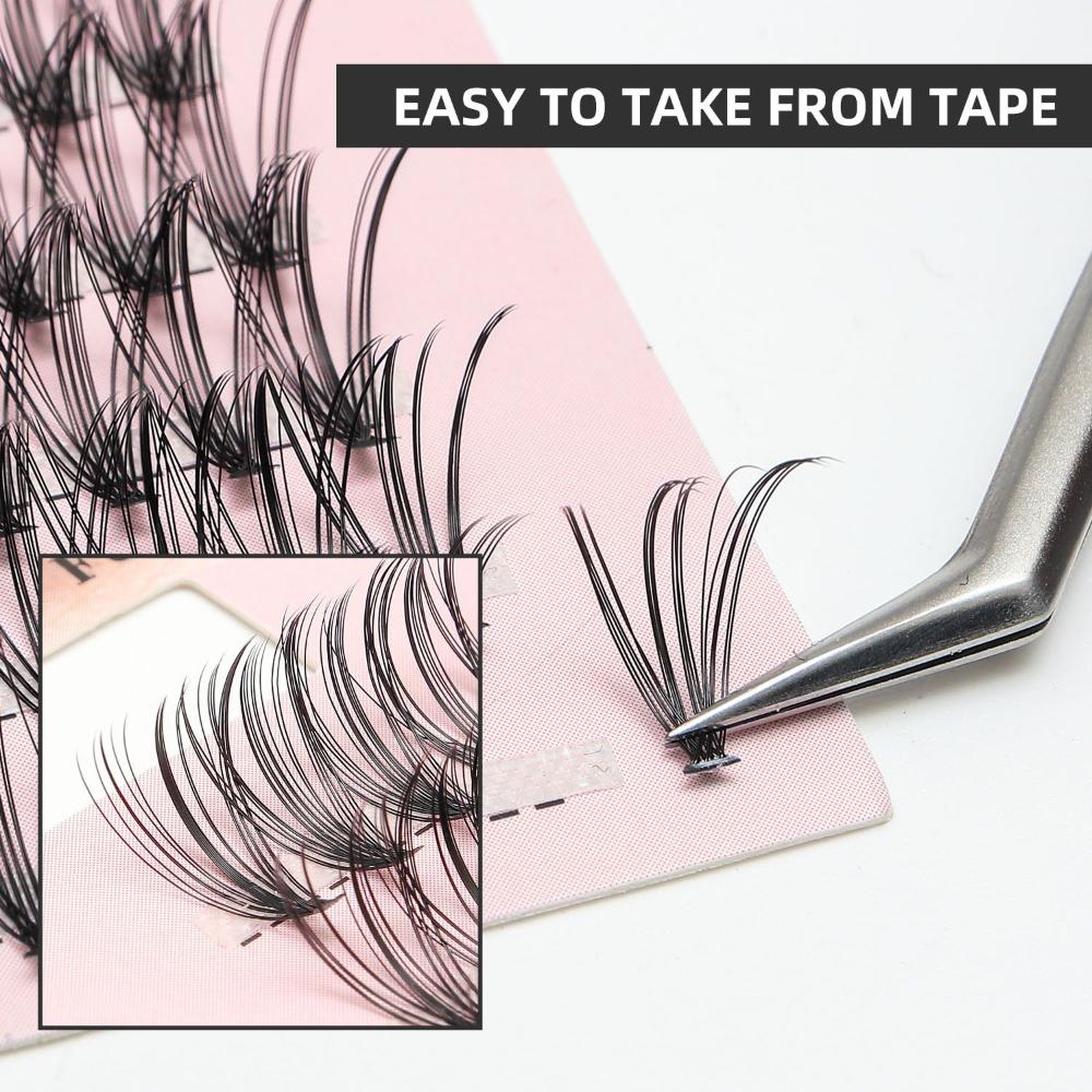 Tool Volume Fluffy False Eyelashes C Curl Professional Grafting Individual Cluster EyeLashes