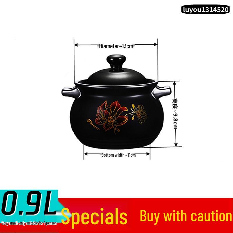 Heat-Resistant Ceramic Gas Stove Stew Pot
