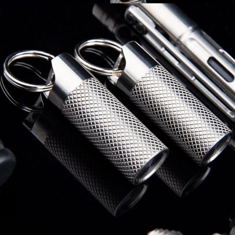 Outdoor Waterproofed Tube Camping Backpacking Container Lighter Holder for Kayaking Backpacking Gear