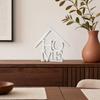 3D-gedrucktes Tischschild für Zuhause, Modernes freistehendes Hausbuchstaben-Schild, Dekorative Tischwortschild, Einweihungsgeschenk für ein neues Zuhause