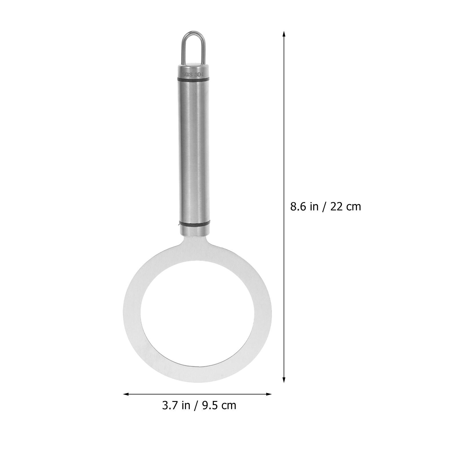 

Stainless Steel Milk Tea Rim Cover Handheld Cup Ring Gasket for Bakery Cafe Restaurant Anti-Scald Baking Cup Protective Ring