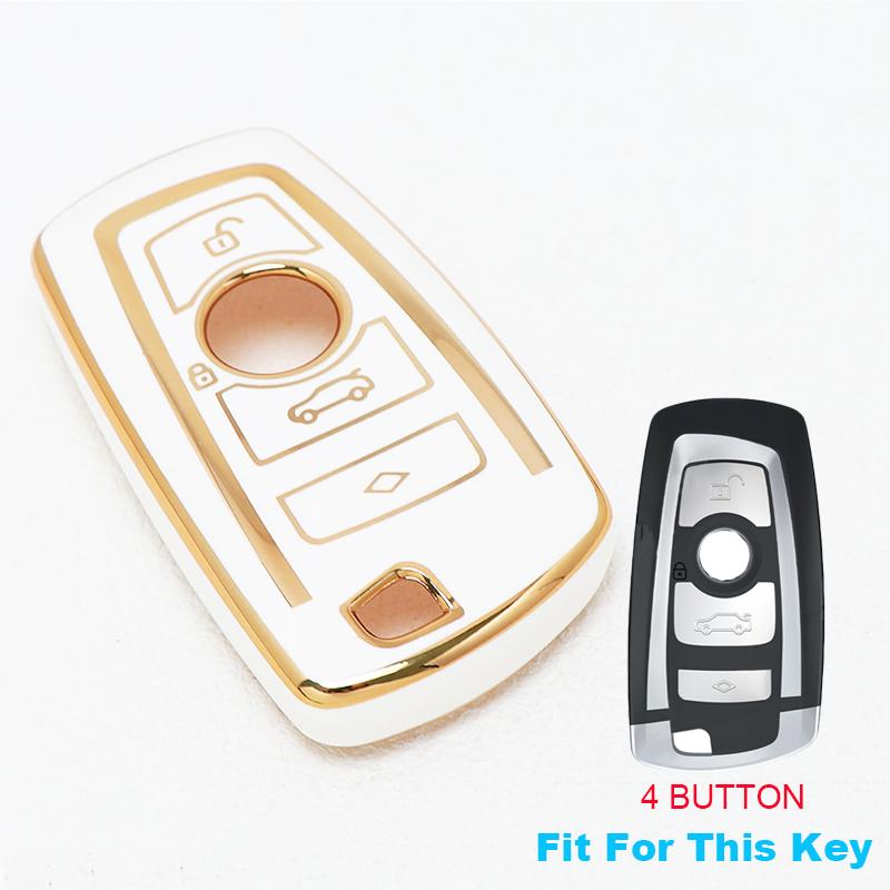 Tpu Car Key Case Cover For Bmw 1 3 5 7 Series X1 X3 X4 X5 F10 F15 F16 F20 F30 F18 F25 M3 M4 E34 Protector Shell Fob Accessories