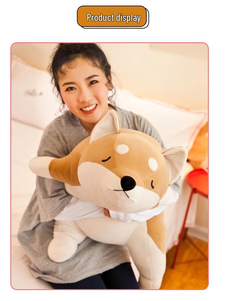 Shiba Inu Plüschkissen: Gemütliches Corgi & Hund Puppen Rückenlehnen Ornament für das Wohnzimmer