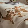 One-Piece Summer Sofa Towel Full Covered New Chinese Style Chinese Ink Style Plum Blossom Breathable Cushion Sofa Mat Cover Cloth