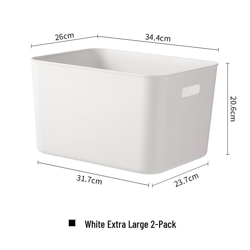 Multi-purpose Plastic Storage Basket for Cosmetics, Snacks, and Kitchen Items