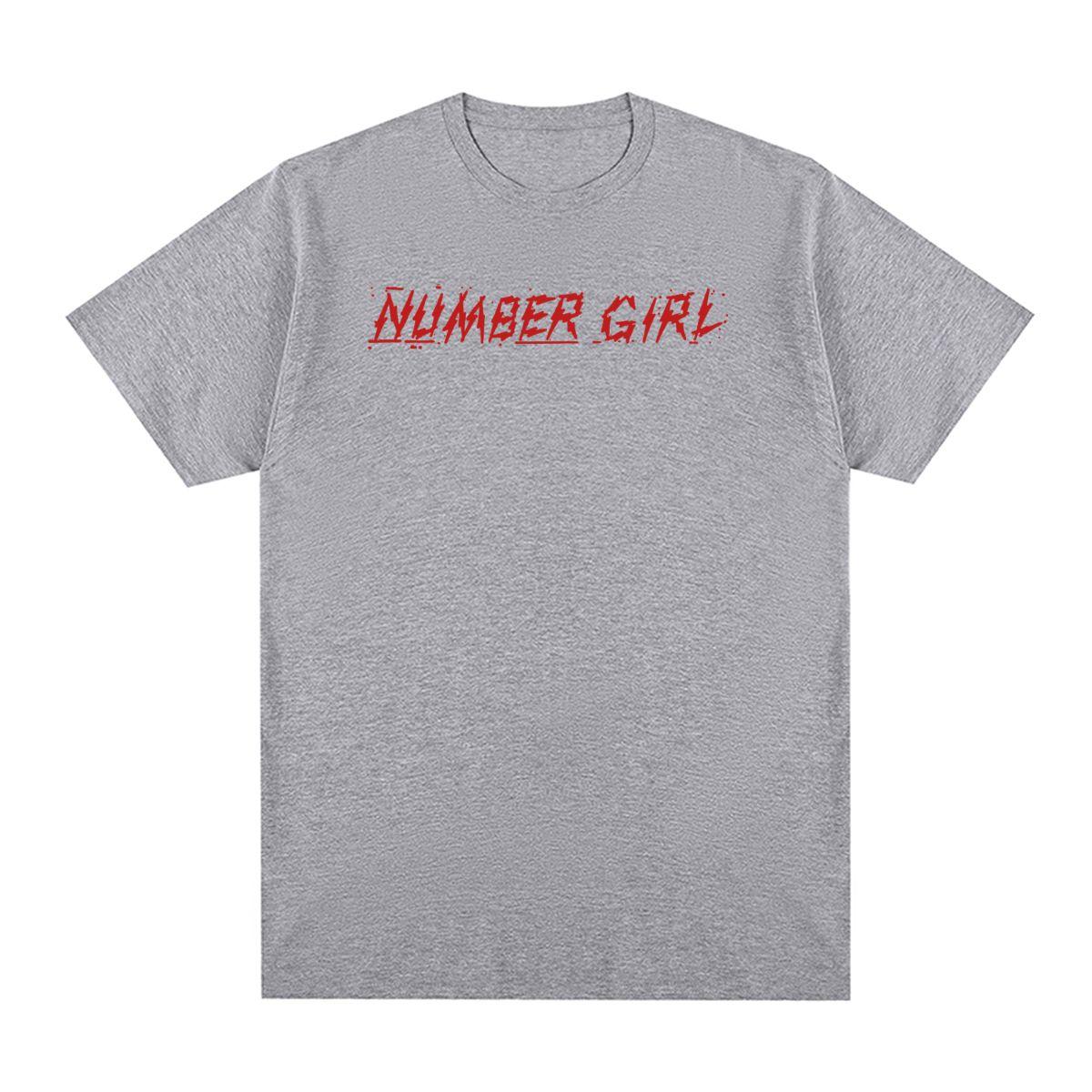 NUMBER GIRL Винтажная футболка Альтернативный рок японская группа Хлопок Мужская футболка Новая футболка Женские топы S