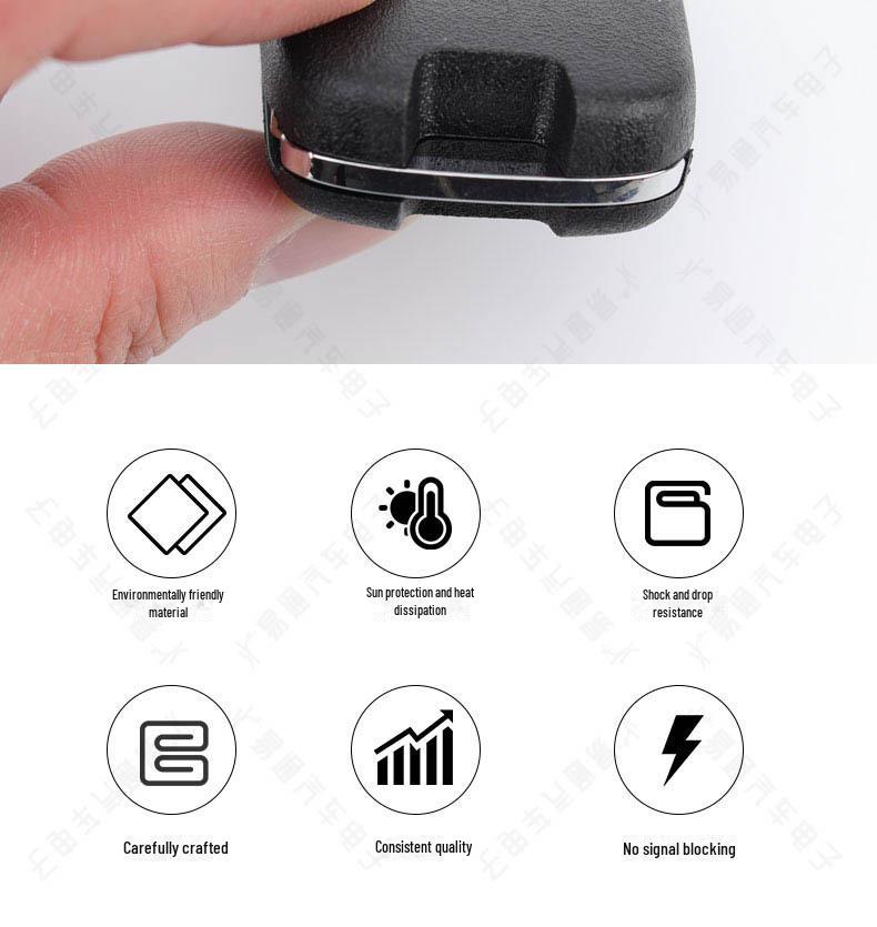 Honda Lingpai 3-Tasten Klappschlüsselgehäuse für Accord Spirior 9. Generation. Ersetzen Sie die Hülle Ihrer Fernbedienung ganz einfach.