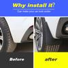 Vtear Fender Cover Decoration Car Exterior Anti-Dirty Splash Proof Trim Accessories Styling Parts For Changan Uni-k Unik