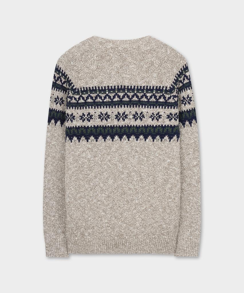 BROOKS BROTHERS Cotton Fair Isle Crewneck Sweater (Multi) (Bbwrmmf405)