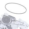 Curea de antrenare din cauciuc pentru reportofon, grosime 1,2 mm, curele pătrate din cauciuc, 105 mm - 150 mm, opțiune de dimensiune pliată, îmbunătățește performanțele