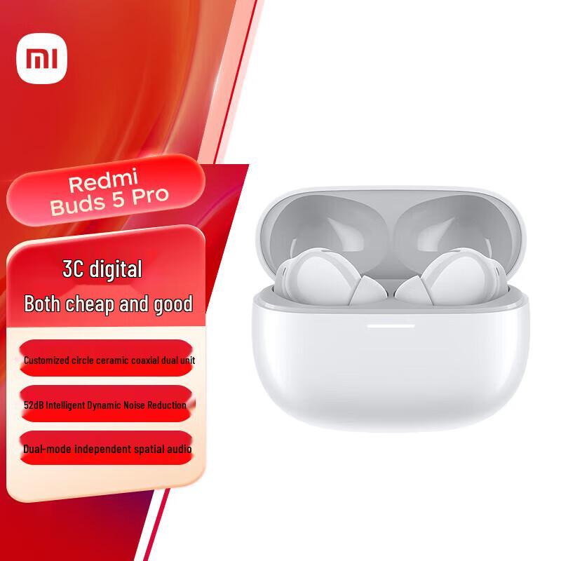 Xiaomi Redmi Buds 5 Pro True Wireless Noise-Cancelling Earbuds