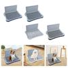Dog Toilet Puppy Pee Tray with Urinary Column Removable Puppy Toilet Urinal
