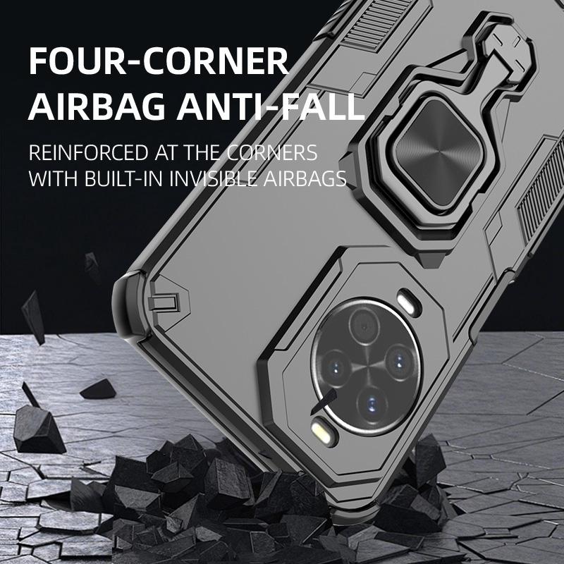 Shockproof Armor Camera Protect Case For Huawei Nova 14 Pro Nova14 Ultra Magnetic Car Ring Holder Cover For Nova 14 Ultra