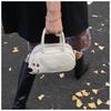 Women's Autumn Cartoon Dachshund Handbag: Versatile Single Shoulder & Crossbody Bag for Street Shopping
