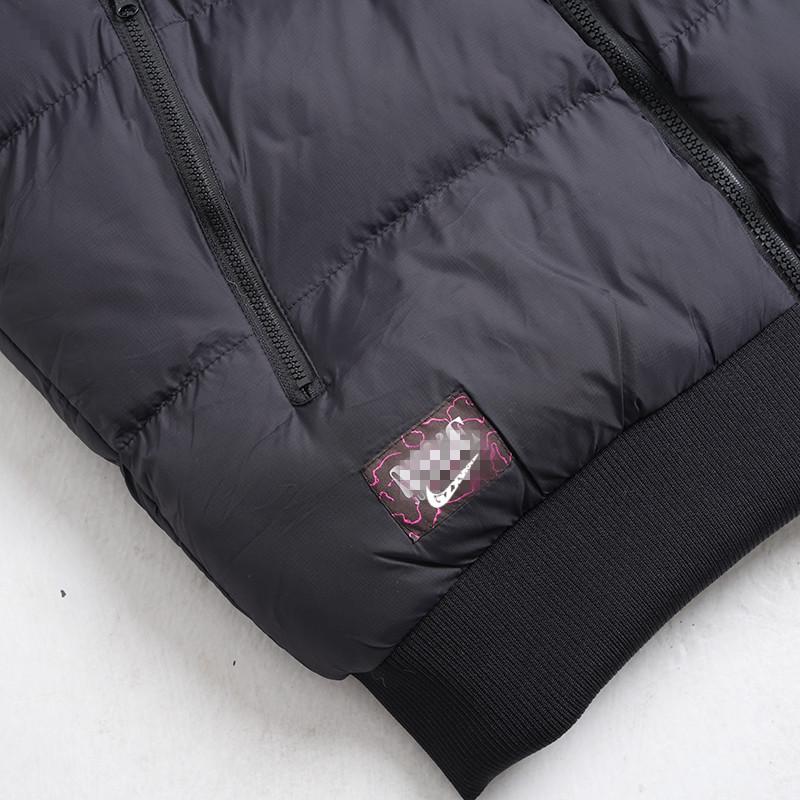 Men's Reversible Hooded Down Cotton Vest - Trendy, Loose, and Thick for Autumn/Winter