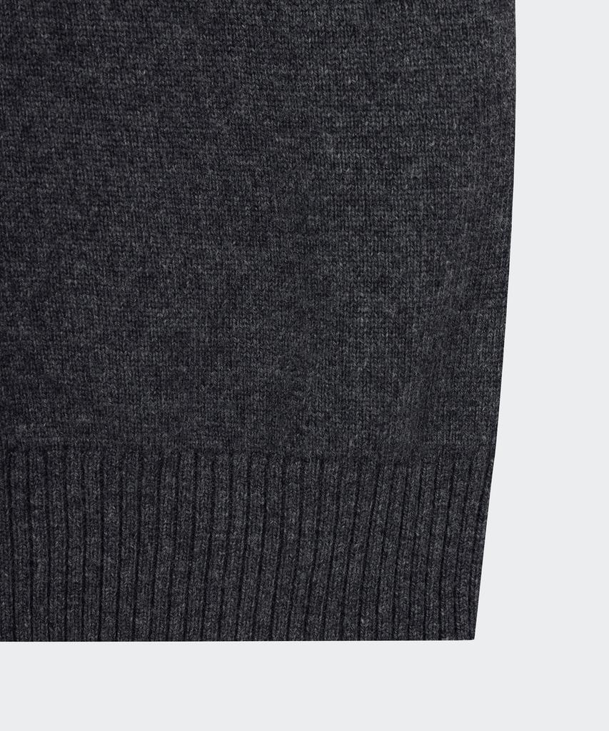 BROOKS BROTHERS [Heritage] Wool Cashmere Solid Sweater (Charcoal) (Bbwrmhg412)