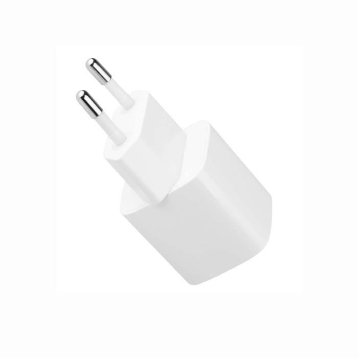 Chargeur réseau FIXED Mini avec sortie USB-C et support PD, 30W, blanc