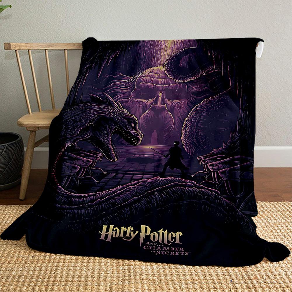 1pc Harry Potter Chamber Secrets Outdoor Flannel Throw Blanket All Season Soft Warmth,Home Decor 1031204