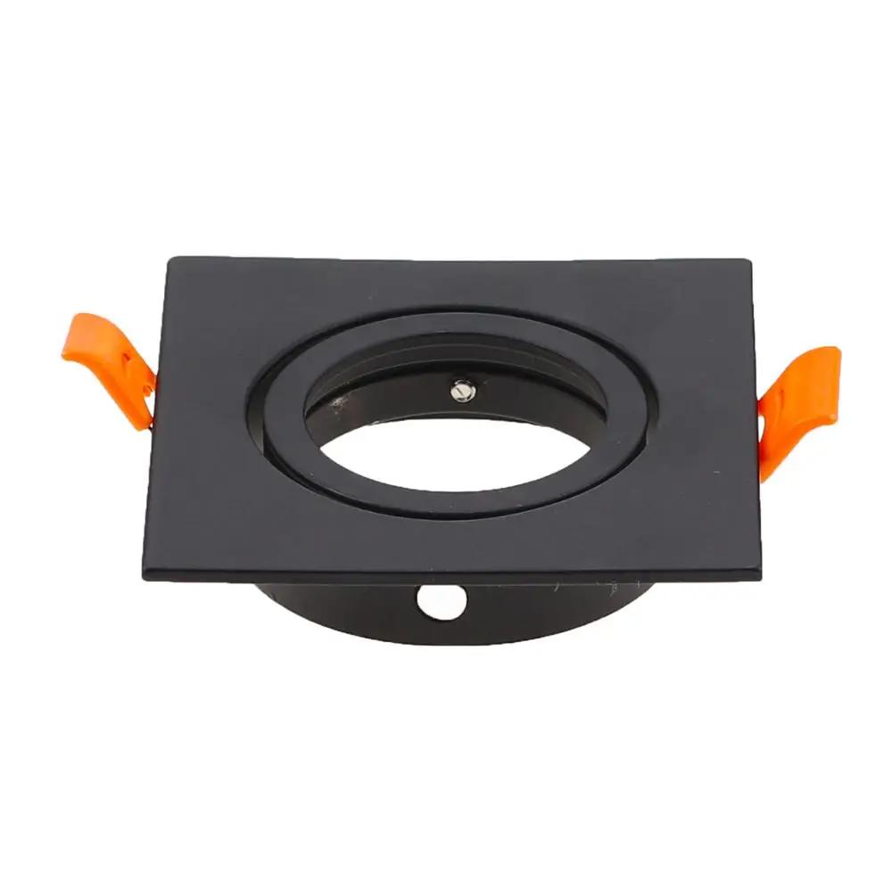 4 PCS Black White Round Recessed LED Ceiling Light Frame MR16 GU10 Bulb Fixture Downlight Holder GU10 Spot Light Fitting