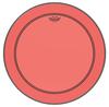 REMO ColorTone 22" Powerstroke 3# Red Drumhead P3-322B