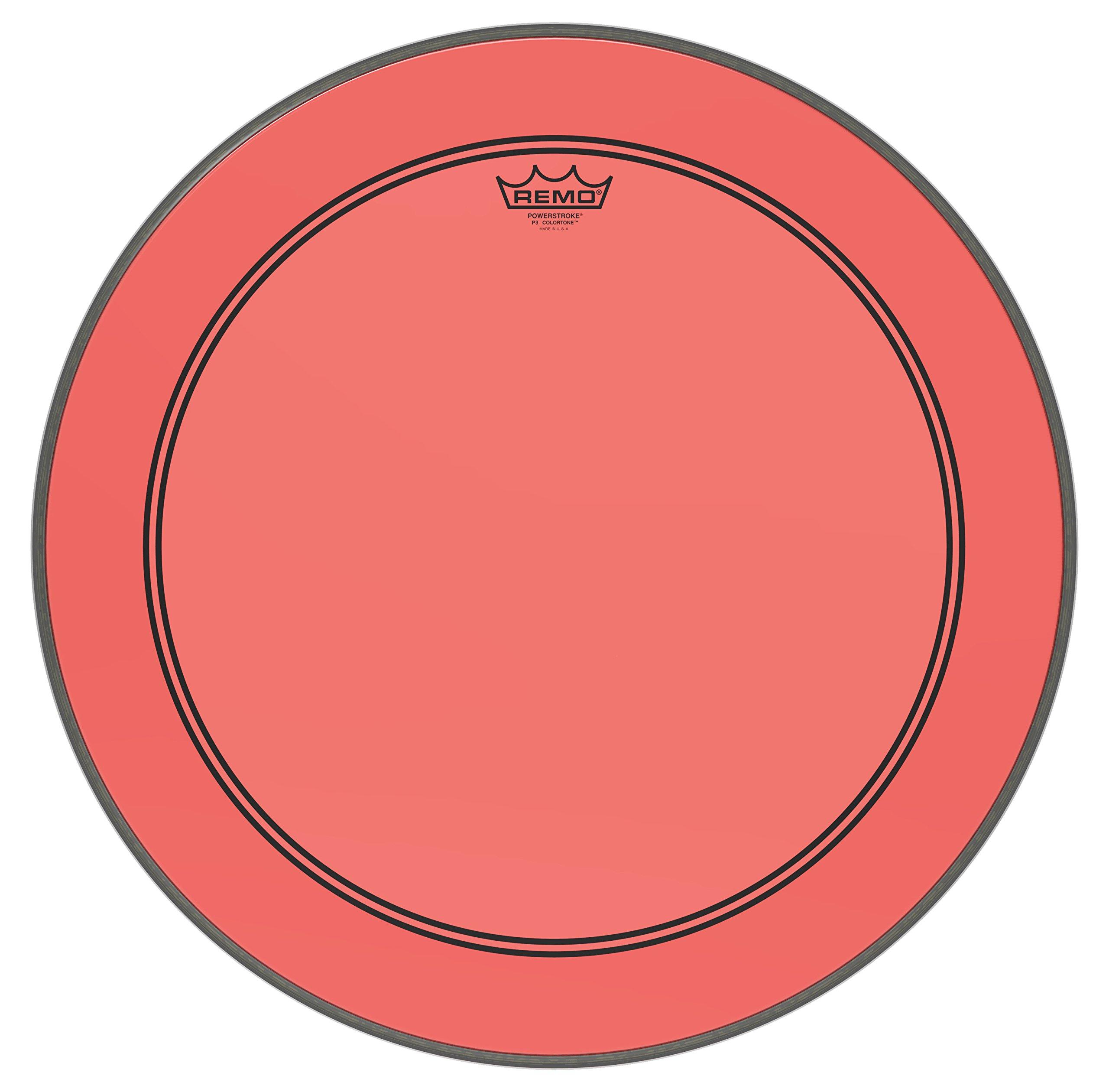 

REMO ColorTone 22 Powerstroke 3# Красный Пластик для барабана P3-322B
