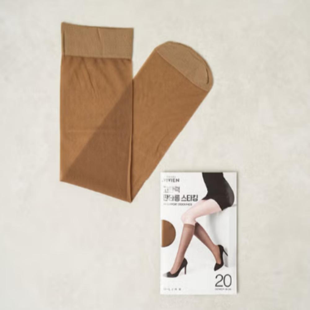 Vivien Pandora Pantaloon Stockings 20D Coffee Color 5 Pieces