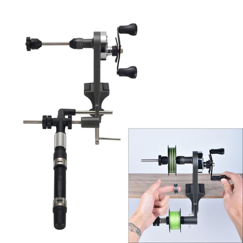 Light weight Fishing Line Spoolers Rotate Reel Baitcasting Reel Spooling Carps During Fishing Activity