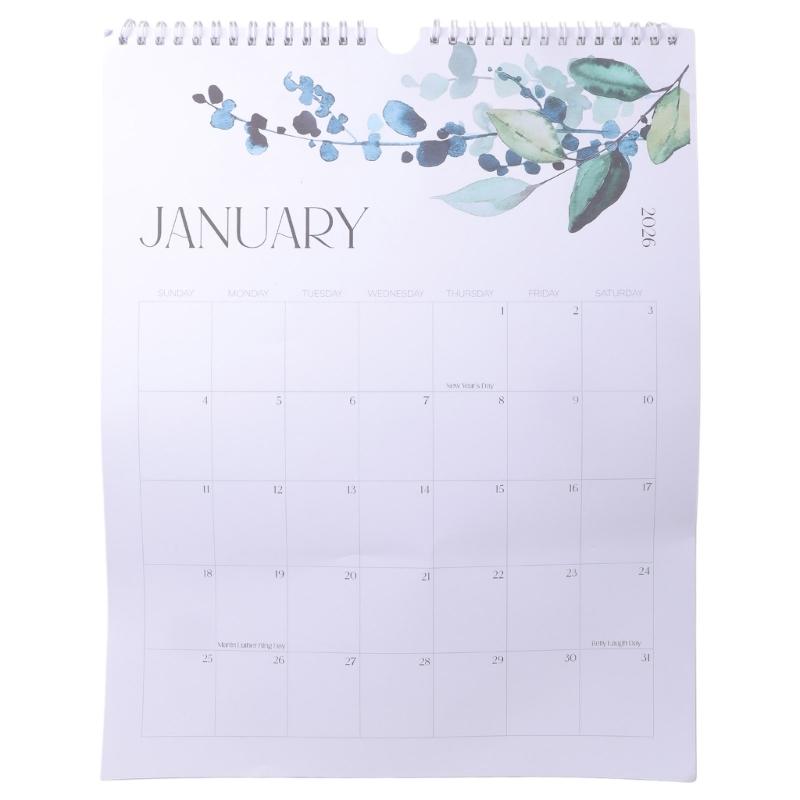 

2026 Wall Calendar Simple Weekly Planner School Year Calendar Hanging Calendar Office School Supplies for Daily Planning 1