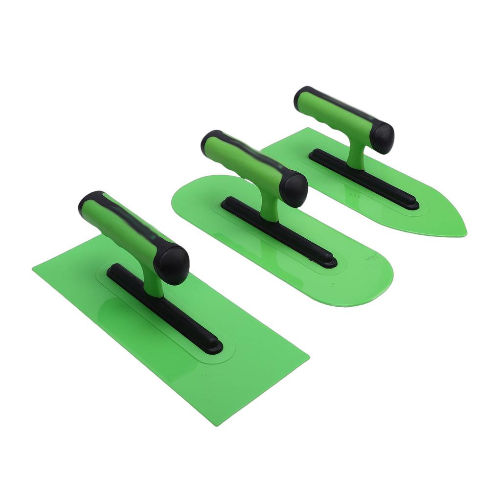 Plastic Trowel Kit ABS TPR Round Square Tipped End Finishing Trowel for Woodworking Construction Maintenance