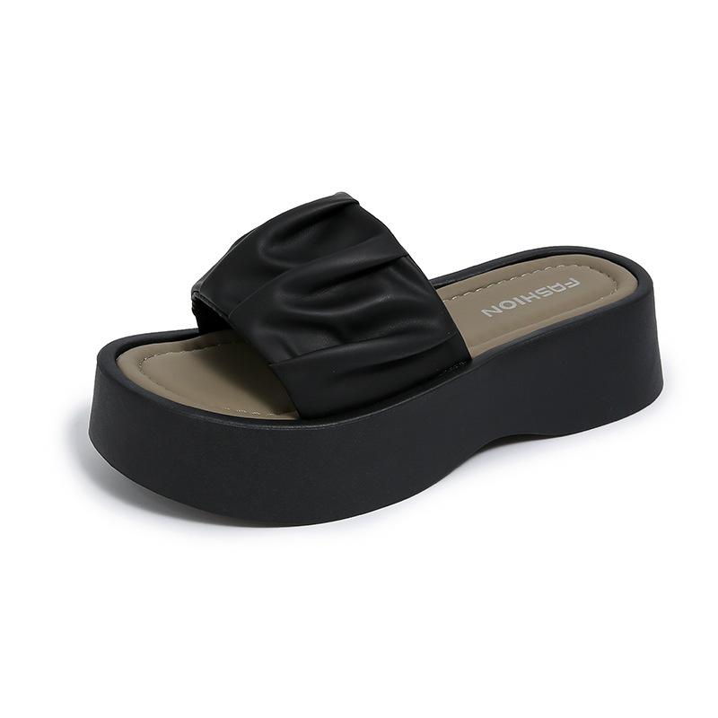 Soft-soled Slippers Women's Summer Outer Wear 2025 New Comfortable One-word Versatile Casual Pregnant Women Cool Slippers