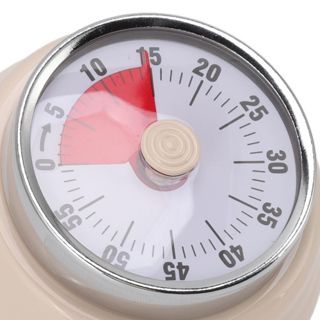 Magnetischer Runder Timer 60 Minuten Visueller Countdown-Timer für Lehrer Klassenzimmer Kinder Hausaufgaben Lesen Erwachsene Kochen Fitnessstudio