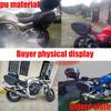 Motorcycle Saddlebags: Tail Bag with Helmet Storage & Waterproof Cover