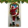 Christmas Door Banners 2D Santa Claus Background Festive Door Cover For Kitchens Nursery Classroom Living Room Den
