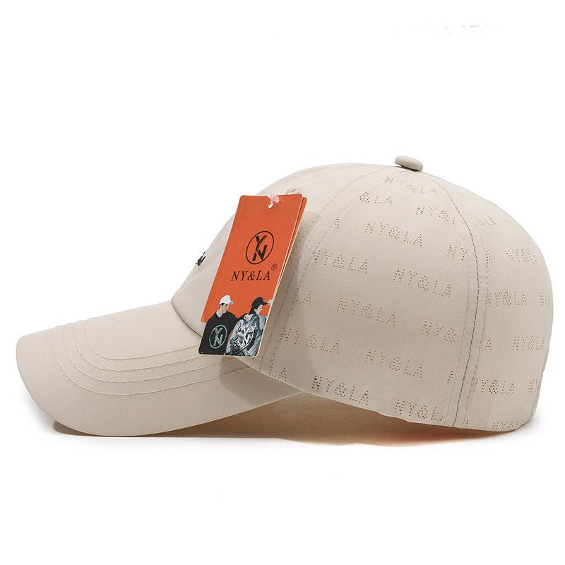 New Embroidery Ball Baseball Cap Sports Sunscreen Men's and Women's Sun Hats Breathable Versatile Casual Duck Tongue