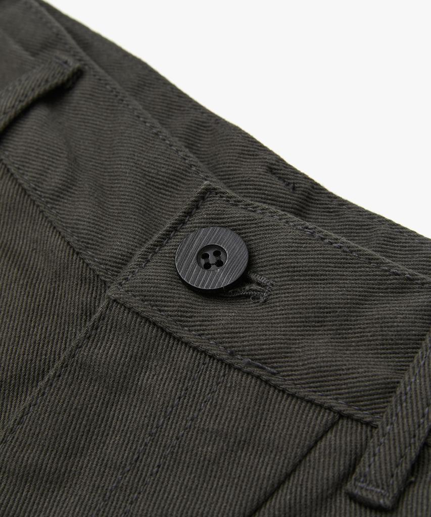 COFWI Jonos Multi-Tuck Wide Pants Charcoal Brown