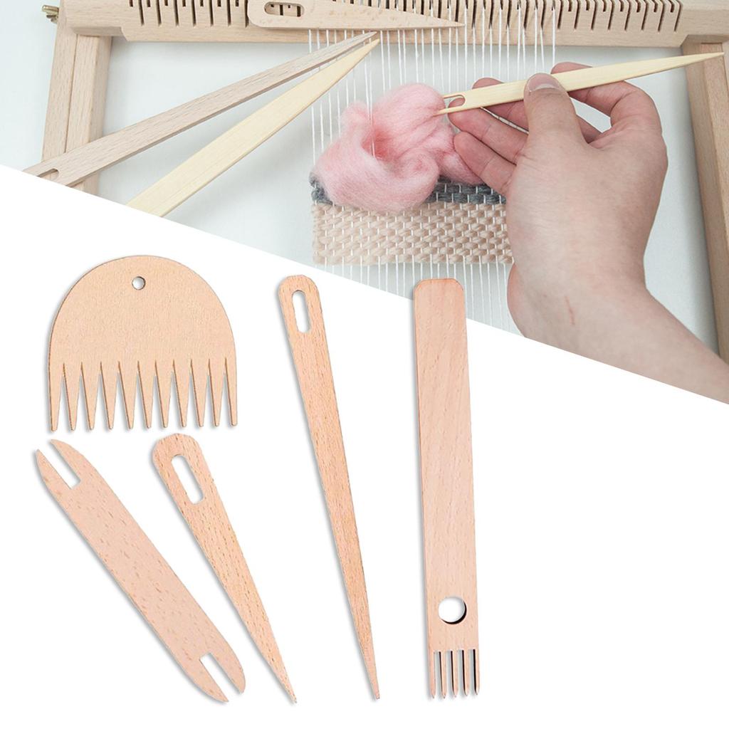 Weaving Shuttle Big Eye Needles for Rug Making Hats Scarves Tapestry