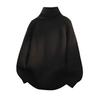 Autumn and Winter Ins Lazy Style Thick Scarf Sweater Men's Korean Version Trendy Loose Solid Color Base Knit Sweater